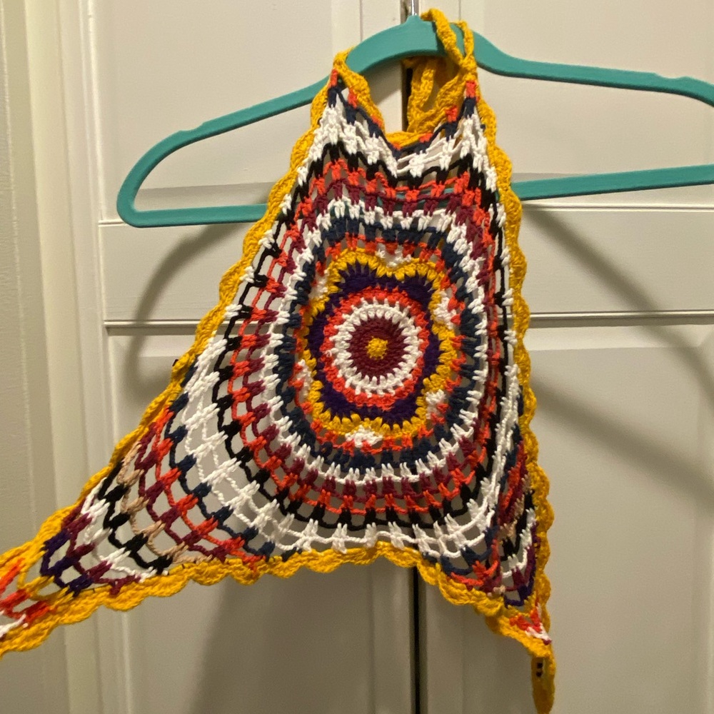 Crochet halter top